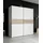 Forte Longline 170 x 190,5 x 61 cm weiß/weiß/sonoma eiche