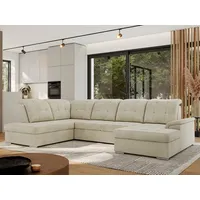 MKS Meble Ecksofa Wohnlandschaft U-Form, Sofa mit Schlaffunktion, Schlafsofa