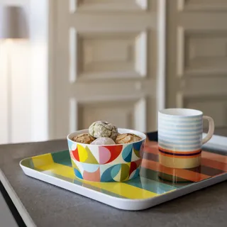 REMEMBER Tablett Lorenzo 22,5 x 33 cm Kunststoff Bunt S (Small)