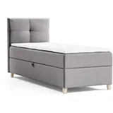 beautysofa HELEN MINI 100 x 200 cm Grau