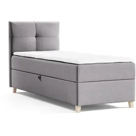 beautysofa HELEN MINI 100 x 200 cm Grau