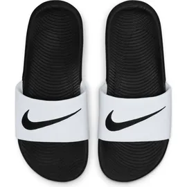 Nike Kawa Slides Badelatschen Kinder white/black 29.5
