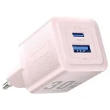 Vention Wandladegerät, mit 2 Anschlüssen 30W USB-A, USB-C und USB) Pink