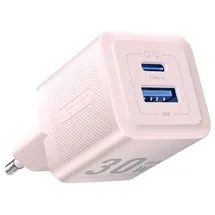Vention Wandladegerät, mit 2 Anschlüssen 30W USB-A, USB-C und USB) Pink