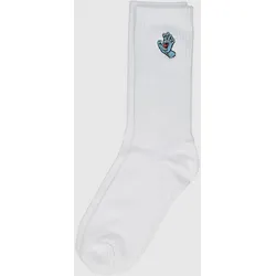 Santa Cruz Screaming Mini Hand Socken white Gr. Uni