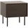 Mendler Nachtschrank HWC-N78 50 x 40 x 50 cm Dunkelbraun