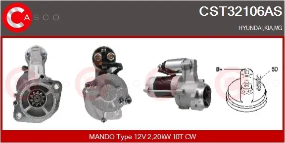 CASCO Starter cst32106as für HYUNDAI