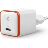 SPIGEN Wand-Ladegerät USB-C PD + QC3.0 30W - kompatibel mit iOS, Android Weiß