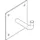 kwc aquarotter gmbh Garderobenhaken Heavy Duty 80 x 80 x 65 mm Chromnickelstahl
