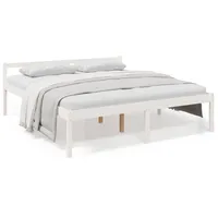 vidaXL Seniorenbett 180 x 200 cm Weiß