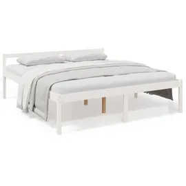 vidaXL Seniorenbett 180 x 200 cm Weiß