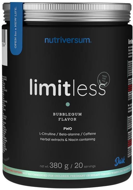 Nutriversum Limitless PWO (380 g, Kaugummi)