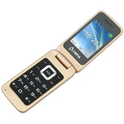 OLYMPIA Luna Senioren Mobiltelefon Handy mit großen Tasten Gold
