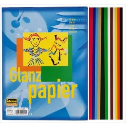 Idena Glanzpapier gummiert DIN A4 12 Blatt