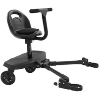 Buggyboard Mit Sitz, Tragbar Buggy Board Trittbrett Für Kinderwagen Universal Kinderwagen Zubehör für Kinder von 2 bis 6 Jahren, Belastbarkeit 50kg