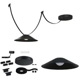 Paulmann LED-Leuchtenset Cone 12 W Ø 35 x 9 cm schwarz