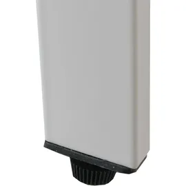 Mendler Schreibtisch HWC-E92 naturbraun / Weiß
