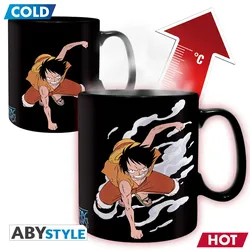 One Piece Luffy&Ace Thermoeffektasse
