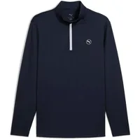 Puma Pure 2.0 Texture 1/4 Zip deep navy M