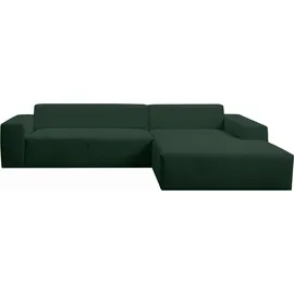werk2 Ecksofa WERK2 "Zeus-XL, Mega-Sofa mit großer Sitztiefe, Stellmaße 311cm x 210cm", grün (moosgrün), B:311cm H:70cm T:210cm, 90% Polyester, 10% Nylon, Sofas, Ecksofa, Curvy Trend Garnitur mit urbaner Optik, bequem, Big-Sofa, L-Form