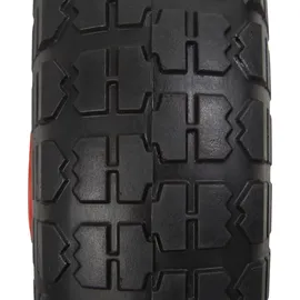 Relaxdays Sackkarrenrad 150 kg Schwarz/Rot
