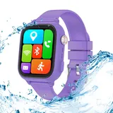 Smartwatch Kinder mit GPS und Telefon, 4G Kinder Smartwatch mit Videoanruf Anruffunktion, Wasserdicht GPS Uhr Kinder SOS Schulmodus WIFI Spiel Schrittzähler Wecker, Kinderuhr Junge Geschenk Mädchen