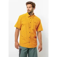 Jack Wolfskin Norbo Kurzarmhemd - Curry Check - 2XL