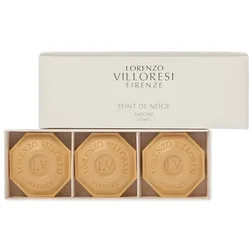 LORENZO VILLORESI Teint de Neige/ 3x 100gr (Box) Seife