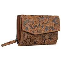 STILORD Geldbörse "Lark" Damen Vintage Geldbörse Leder mit RFID Schutz braun