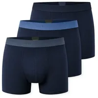 SCHIESSER Boxershorts 95/5 Multipacks blau L 3er Pack