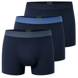 SCHIESSER Boxershorts 95/5 Multipacks blau L 3er Pack