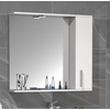 Badspiegel Wandspiegel 75 cm Hängespiegel Spiegelschrank Badezimmer Drehtür Beleuchtung Lisalo XL
