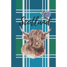 majosta Notizbuch Din A5 liniert ohne Rand Highland Journal 120 Seiten