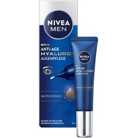 NIVEA MEN Hyaluron Augencreme gegen Schwellungen und Falten für