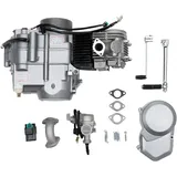 LKHDONG 125ccm 4-Takt Motor Engine Einzylinder luftgekühlt Motor 4 Gang Getriebe Kickstart Benzin Benzinmotor
