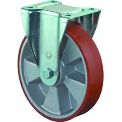 BS Rollen Schwerlastrolle, Guss-Polyurethanrad, Aluminiumfelge, Ø 125 mm