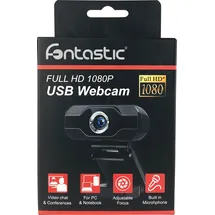 Fontastic USB Webcam Full HD 1080P Schwarz
