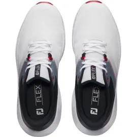 FootJoy Flex White/Navy/Red 42.5 Herren, Golfschuhe / Weiß - 42.5