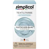Heitmann simplicol Textilfarbe intensiv Gletscher-Blau | Einfaches Färben in der Waschmaschine | Flüssige Farbe & Fixierpulver | 1er Pack