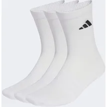 adidas Funktionssocken 3er Pack Weiß/Schwarz 46-48