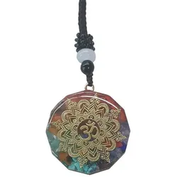 Halskette Orgone 'Mandala Om'