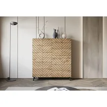 Home Affaire Phuket 120 x 128 x 39 cm schwarz