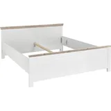 Home Affaire Bett »Florenz Doppelbett Landhausstil Bettgestell (100,140 oder 180/200cm)«, aus FSC®-zertifiziertem Holzwerkstoff, in 3 Breiten, weiß