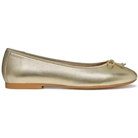 GEOX Damen D New Palmaria F Ballet Flat, LT Gold/Cream, 39 EU