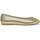GEOX Damen D New Palmaria F Ballet Flat, LT Gold/Cream, 39 EU