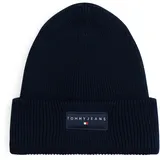 Tommy Hilfiger Tommy Jeans Herren TJM Linear Beanie AM0AM13666, Blau, Einheitsgröße, Blau (Dark Night Navy), Einheitsgröße - Einheitsgröße