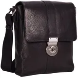 LEONHARD HEYDEN Bergamo S Umhängetasche Leder 20 cm schwarz