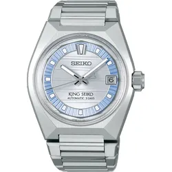 Seiko King Seiko Automatik 3 Zeiger SLA091J1 - hellblau