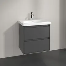 Villeroy & Boch Skyla Waschtischunterschrank 2 Auszüge, 622 x 596 x 439 mm, Graphite