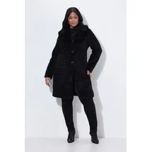Ulla Popken Wintermantel schwarz L-XL